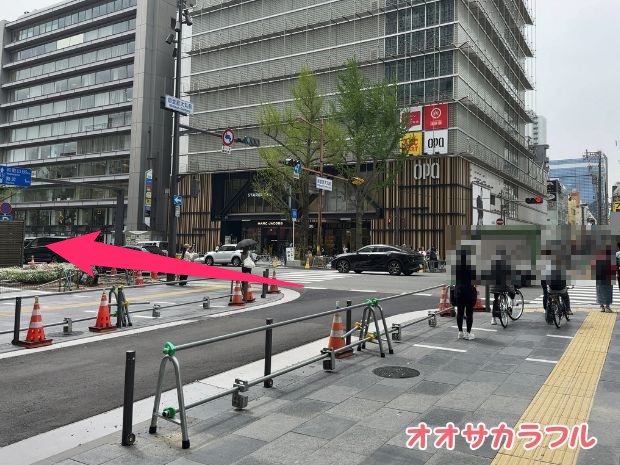 御堂筋線・心斎橋駅からグリコ看板へのアクセス
